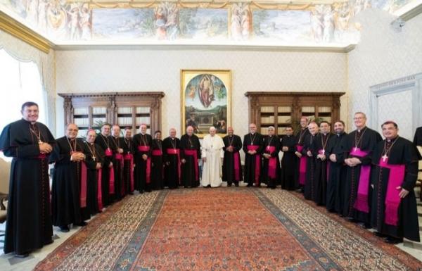 Bispo de Floriano participa de encontro com o Papa Francisco(Imagem:Reprodu&ccedil;&atilde;o)
