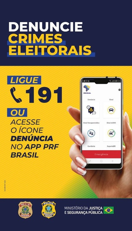 Operação Eleições 2022 no Piauí: PRF disponibiliza telefone 191 para denúncia de crimes eleitorais