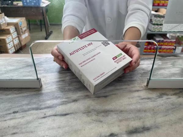 Autoteste de HIV em Unidade B&aacute;sica de Sa&uacute;de (UBS)(Imagem: PMM/divulga&ccedil;&atilde;o)