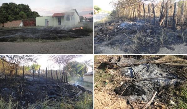 Inc&ecirc;ndios em terrenos baldios levam riscos &agrave; popula&ccedil;&atilde;o(Imagem:FlorianoNews)