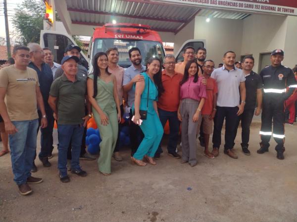 Inaugurada base descentralizada do SAMU em Bar&atilde;o de Graja&uacute;(Imagem:FlorianoNews)