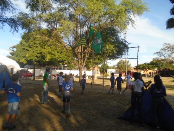 Dia do Escoteiro &eacute; comemorado com atividades ao ar livre em Floriano.(Imagem:FlorianoNews)