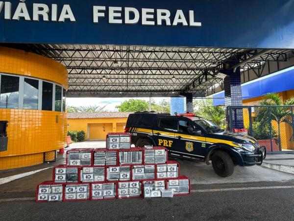 PRF apreende mais de meia tonelada de cocaína na BR-343 em Piripiri/PI