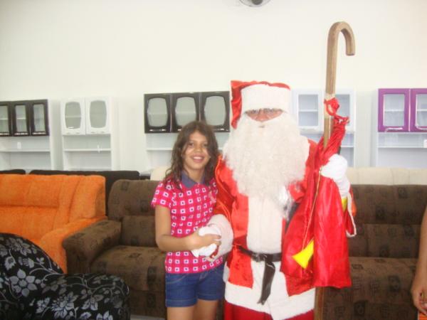 Momento Papai Noel(Imagem:reda&ccedil;ao)