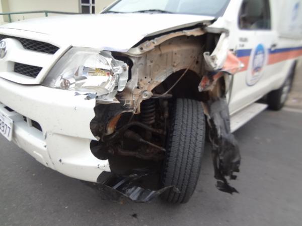 Moto colide com ambul&acirc;ncia de Pastos Bons (MA).(Imagem:FlorianoNews)
