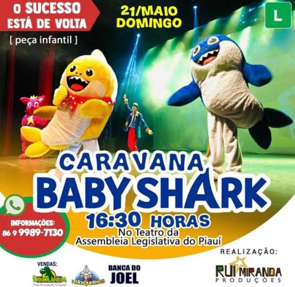 Caravana Baby Shark: salvando o oceano.(Imagem:Divulga&ccedil;&atilde;o )