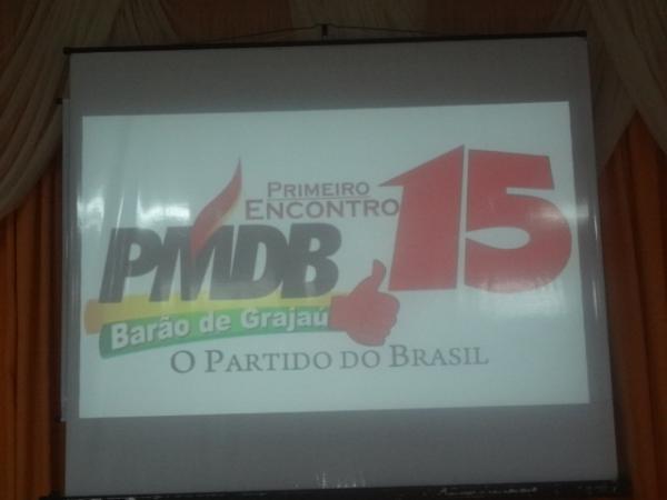 Encontro do PMDB em Bar&atilde;o de Graja&uacute;. (Imagem:FlorianoNews)