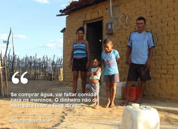 Fam&iacute;lia tamb&eacute;m &eacute; benefici&aacute;ria do programa federal e recebe R$ 336 por m&ecirc;s em Queimada Nova.(Imagem:Patr&iacute;cia Andrade/G1)