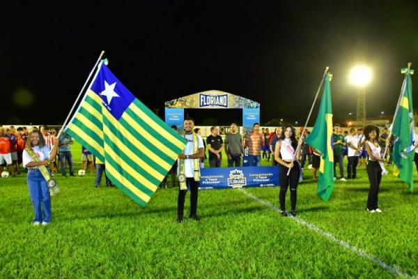 Abertura da Copa Floriano 2024 &eacute; realizada com est&aacute;dio lotado e goleada(Imagem:Secom)