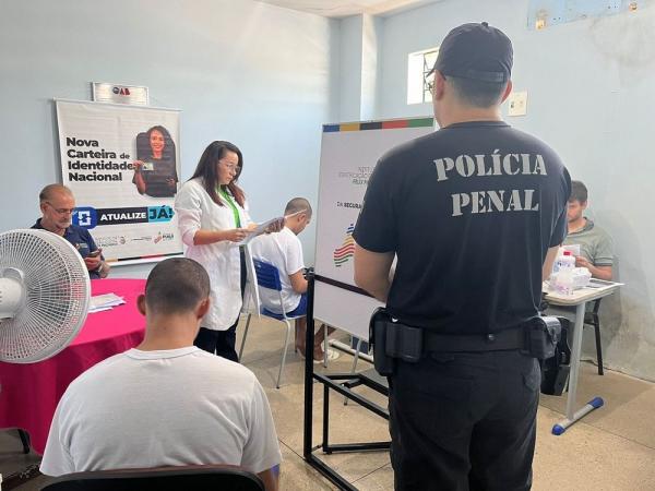  Projeto Registrar emite carteira nacional de identidade para internos das unidades prisionais(Imagem:Divulga&ccedil;&atilde;o)