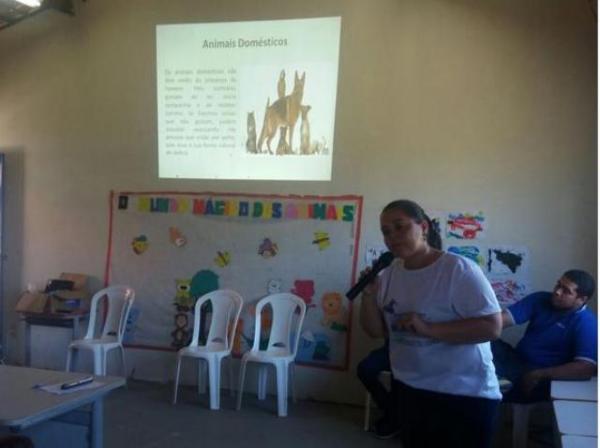 Escola da zona rural recebe atividades da Semana do Meio Ambiente.(Imagem:SECOM)