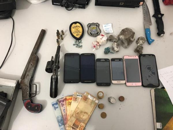 Operação: quatro são presos por tráfico de drogas em Altos.(Imagem:Polícia Civil)