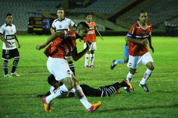 River-PI x Cear&aacute; empataram em 1 a 1 na segunda rodada da Copa do Nordeste.(Imagem: Emanuele Madeira)