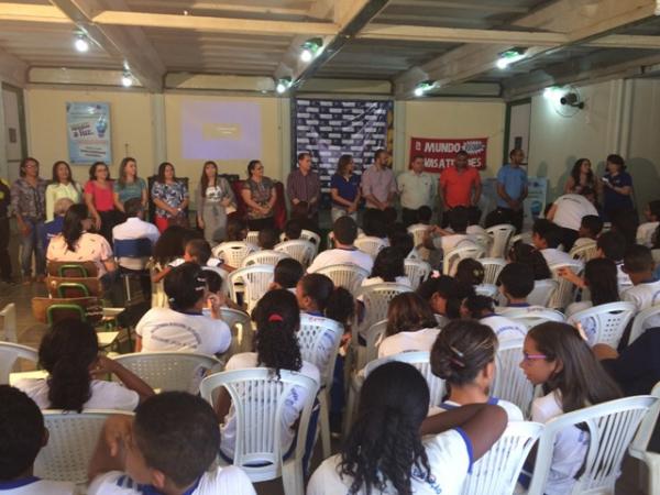  Projeto que visa o uso racional de &aacute;gua e energia el&eacute;trica contempla escolas da Rede Municipal.(Imagem:SECOM)