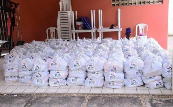 Prefeitura de Bar&atilde;o de Graja&uacute; distribui cestas b&aacute;sicas para fam&iacute;lias carentes(Imagem:Reprodu&ccedil;&atilde;o)