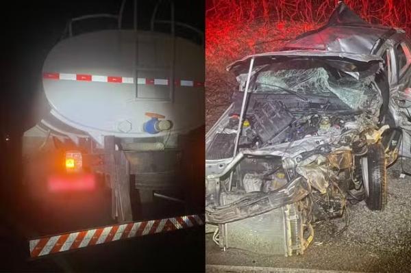Idoso morre no hospital após colisão com caminhão-pipa na BR-407, em Jaicós