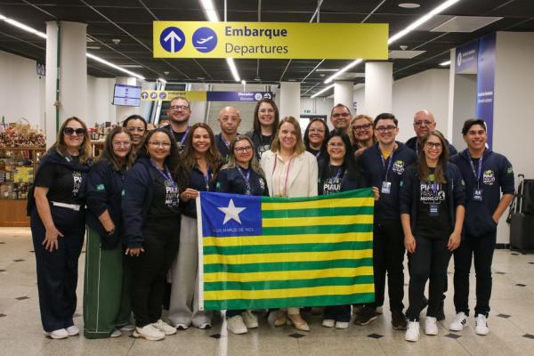 Do Piauí para o Mundo: professores e gestores da Rede Estadual embarcam para intercâmbio em Singapura.(Imagem:Ascom)