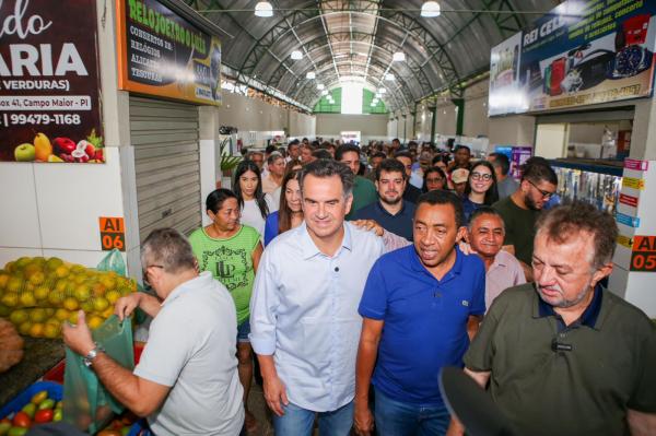 Ciro Nogueira inaugura um novo Mercado Municipal em Campo Maior(Imagem:Ascom)