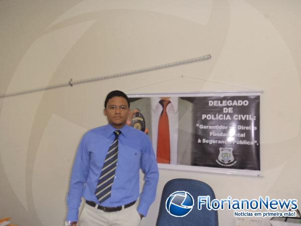 Delegado Luciano Alc&acirc;ntara(Imagem:FlorianoNews)