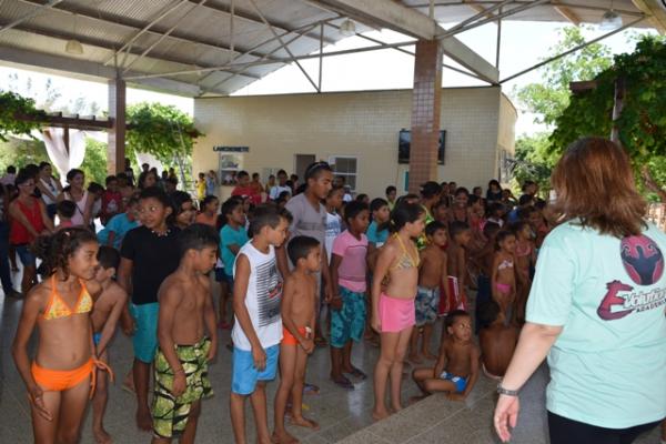 Secretaria de Educa&ccedil;&atilde;o promove dia de lazer para alunos do campo.(Imagem:Waldemir Miranda)