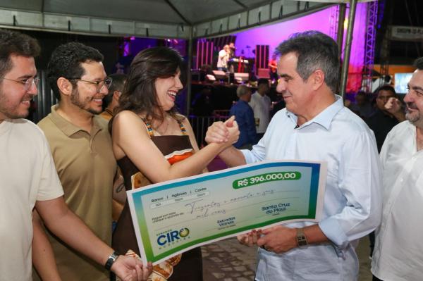 Ciro Nogueira &eacute; recebido por prefeita e participa do Festival de Cultura em Santa Cruz do Piau&iacute; (Imagem:Ascom)