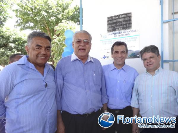 Inaugura&ccedil;&atilde;o de Posto de Sa&uacute;de no bairro Caixa D?&aacute;gua.(Imagem:FlorianoNews)