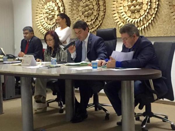 Joel Rodrigues participa de reunião da Comissão de Constituição e Justiça em Teresina.(Imagem:ASCOM)