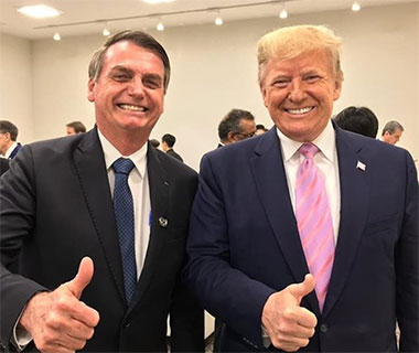 Trump designa Brasil como aliado preferencial dos EUA extra-Otan