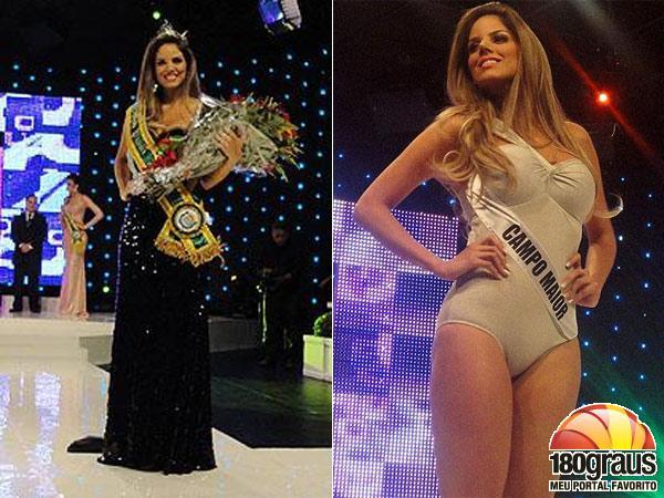 Ela foi eleita Miss Piau&iacute; nesta semana, mesmo tendo sido Miss na Bahia(Imagem:180graus)