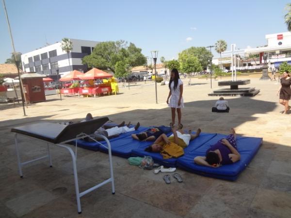 Comemorado o Dia da Sa&uacute;de Mental em Floriano.(Imagem:FlorianoNews)