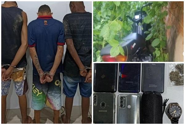  Pol&iacute;cia Militar apreende tr&ecirc;s menores envolvidos em assaltos em Floriano.(Imagem:Reprodu&ccedil;&atilde;o/Instagram)