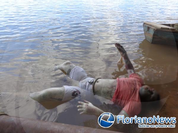 Homem é encontrado morto no rio Parnaíba.(Imagem:FlorianoNews)