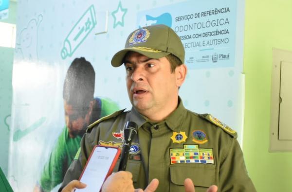 Coronel Scheiwann Lopes, comandante-geral da Pol&iacute;cia Militar do Piau&iacute;.(Imagem:Divulga&ccedil;&atilde;o )