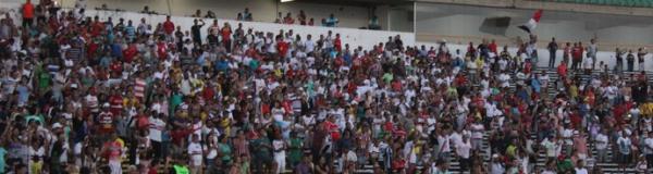 Torcida marca presen&ccedil;a para assistir empate em 1 a 1 entre River-PI e Remo-PA.(Imagem:Daniel Cunha)
