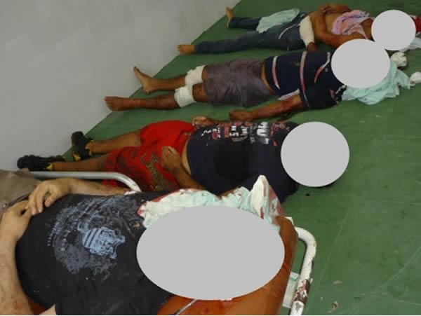 Colis&atilde;o entre &ocirc;nibus e Hilux deixa sete mortos(Imagem:Divulga&ccedil;&atilde;o)