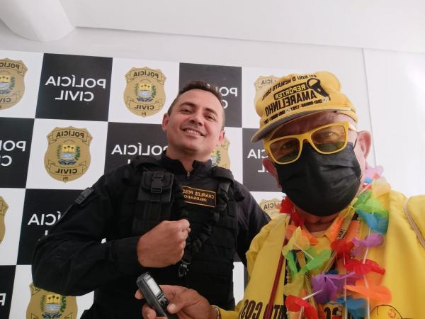 Delegado Charles Pessoa, coordenador do Departamento de Repress&atilde;o &agrave; A&ccedil;&atilde;o Criminosa Organizada (DRACO).(Imagem:FlorianoNews)