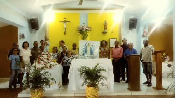 Alvorada festiva no santu&aacute;rio da Guia.(Imagem:FlorianoNews)