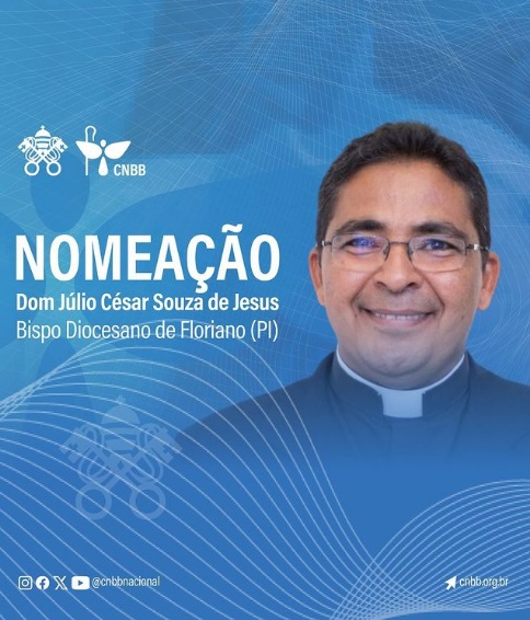 Papa Francisco nomeia Dom Júlio César como novo bispo para a Diocese de Floriano