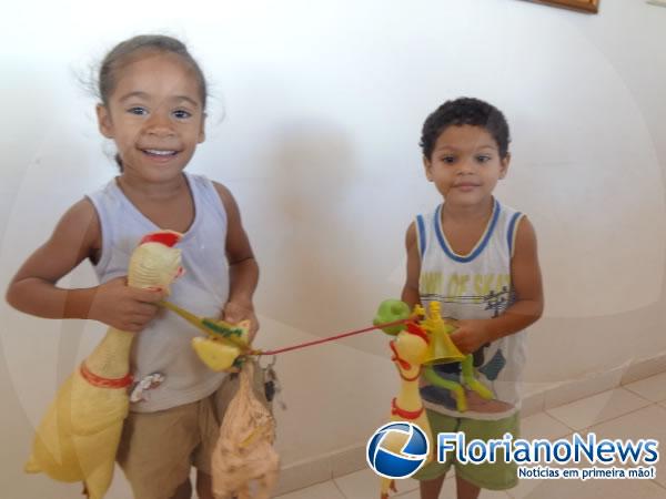 Come&ccedil;ou a campanha de vacina&ccedil;&atilde;o contra a poliomielite em Floriano.(Imagem:FlorianoNews)