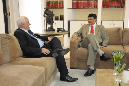 Presidente discute medidas contra a seca, reforma e emendas com governador
