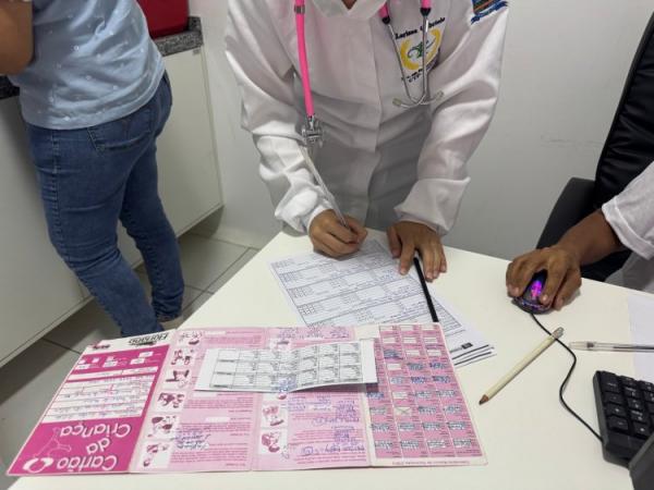 Floriano realiza Dia D de Multivacinação para atualização da caderneta de crianças e adolescentes(Imagem:Secom)