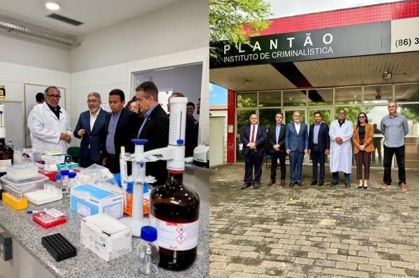 SSP-PI entrega novos equipamentos &agrave; Pol&iacute;cia Cient&iacute;fica com investimento viabilizado por emenda de Dr. Francisco Costa.(Imagem:Ascom)