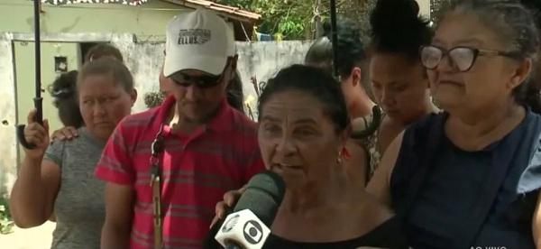  Maria de Jesus perdeu a filha, o genro e um neto e tem mais tr&ecirc;s netos desaparecidos. (Imagem:Reprodu&ccedil;&atilde;o/TV Clube )