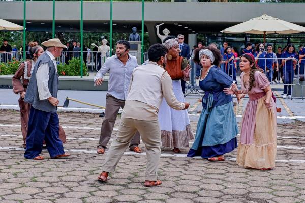 Espet&aacute;culo ?A Batalha do Jenipapo? revive a luta dos piauienses pela independ&ecirc;ncia do Brasil(Imagem:Gabriel Paulino)