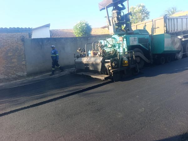 Bairro Meladão recebe mais de 20 mil metros quadrados de pavimentação asfáltica em Floriano(Imagem:FlorianoNews)