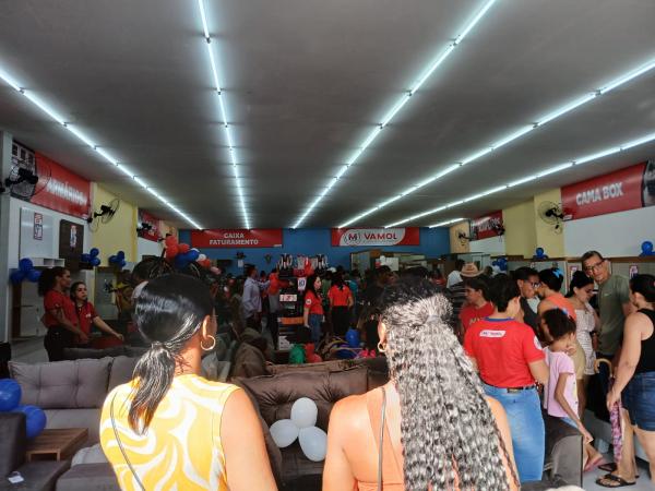 Lojas Vamol inaugura filial em Barão de Grajaú-MA com grande festa e ofertas especiais.(Imagem:FlorianoNews)