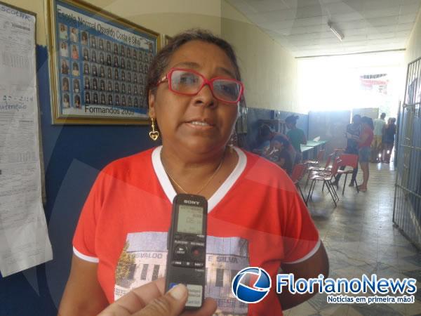 Maria da Paz, diretora do Col&eacute;gio Estadual.(Imagem:FlorianoNews)