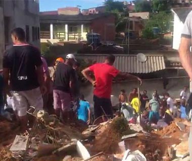 Sobe para nove o número de mortos no deslizamento