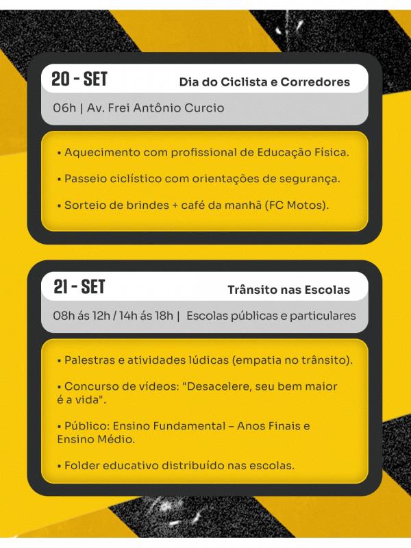 Semana Nacional de Trânsito 2026(Imagem:Divulgação)