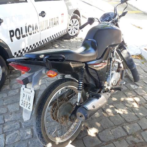 Moto roubada em 2017 em Floriano é recuperada no Rio Grande do Norte